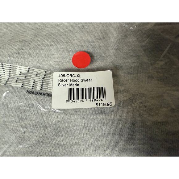 Zanerobe Men's Racer Hood Sweatshirt in Grey Sz XL - Picture 6 of 7